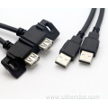 OEM USB-2.0/3.0 Panel Mount Cable Screw Locking